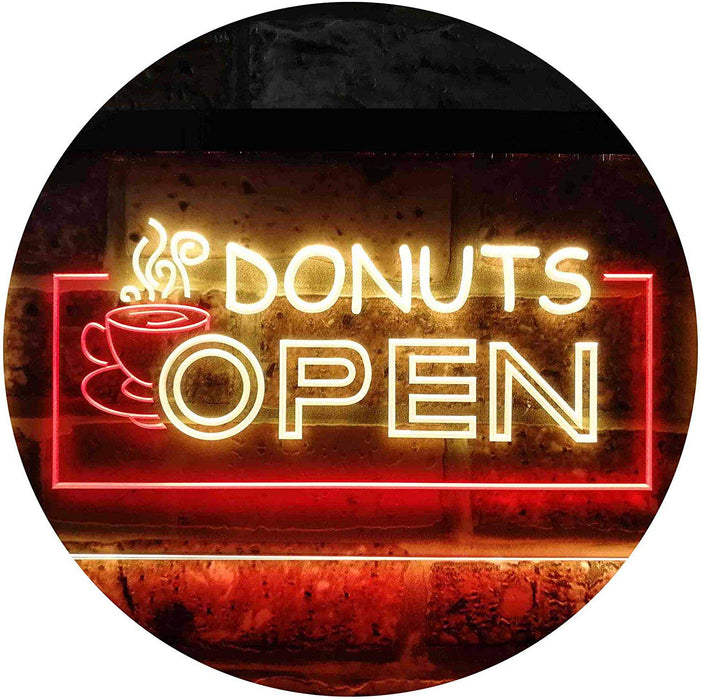 Donuts Open LED Light Sign - Way Up Gifts