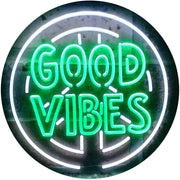 Good Vibes LED Light Sign - LED Gift Works