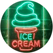 Ice Cream Cones LED Light Sign - LED Gift Works