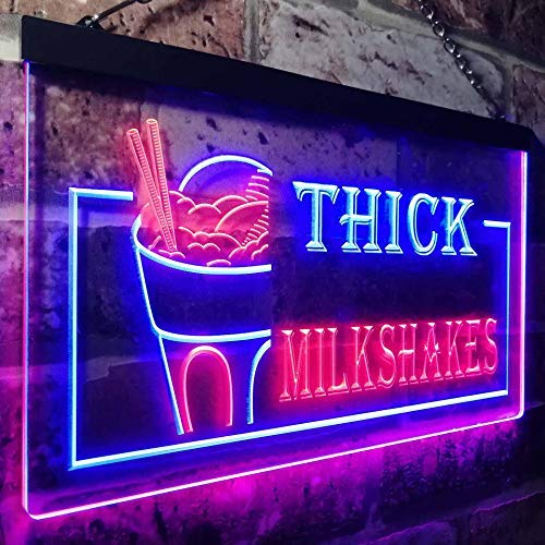 Thick Milkshakes LED Light Sign - Way Up Gifts