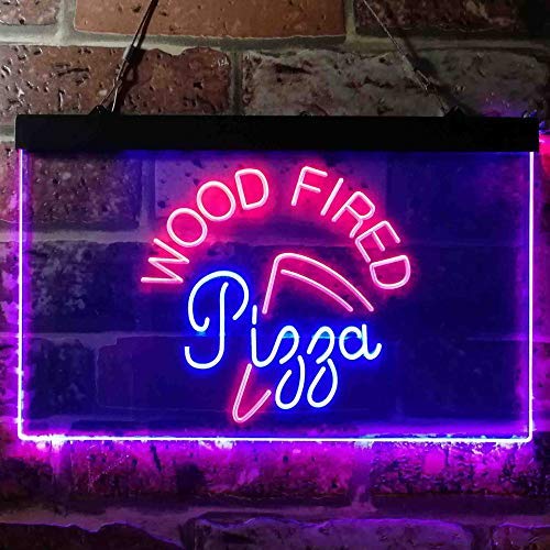 Wood Fired Pizza LED Light Sign - LED Gift Works