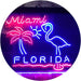 Miami Florida Flamingo LED Light Sign - Way Up Gifts