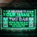 Personalized Tiki Bar LED Light Sign - Way Up Gifts