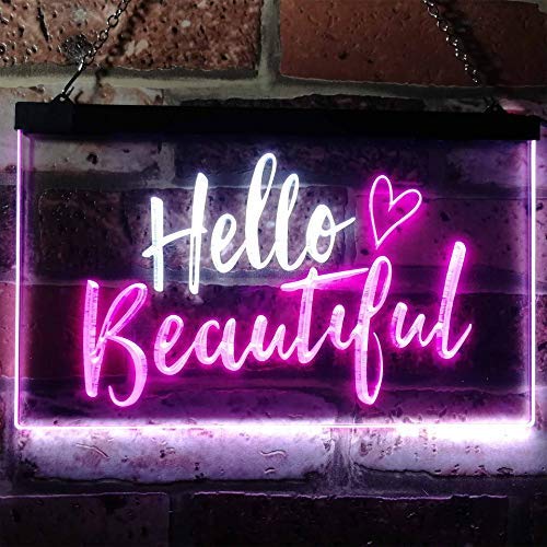 Hello Beautiful LED Light Sign - Way Up Gifts