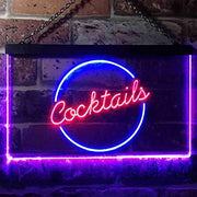Cocktails Bar LED Light Sign - LED Gift Works
