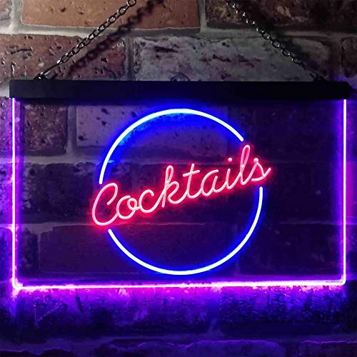 Cocktails Bar LED Light Sign - LED Gift Works