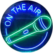 Microphone On The Air LED Light Sign - LED Gift Works