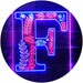 Family Name Letter F Monogram Initial LED Light Sign - Way Up Gifts