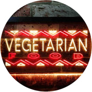 Vegetarian Food LED Light Sign - LED Gift Works