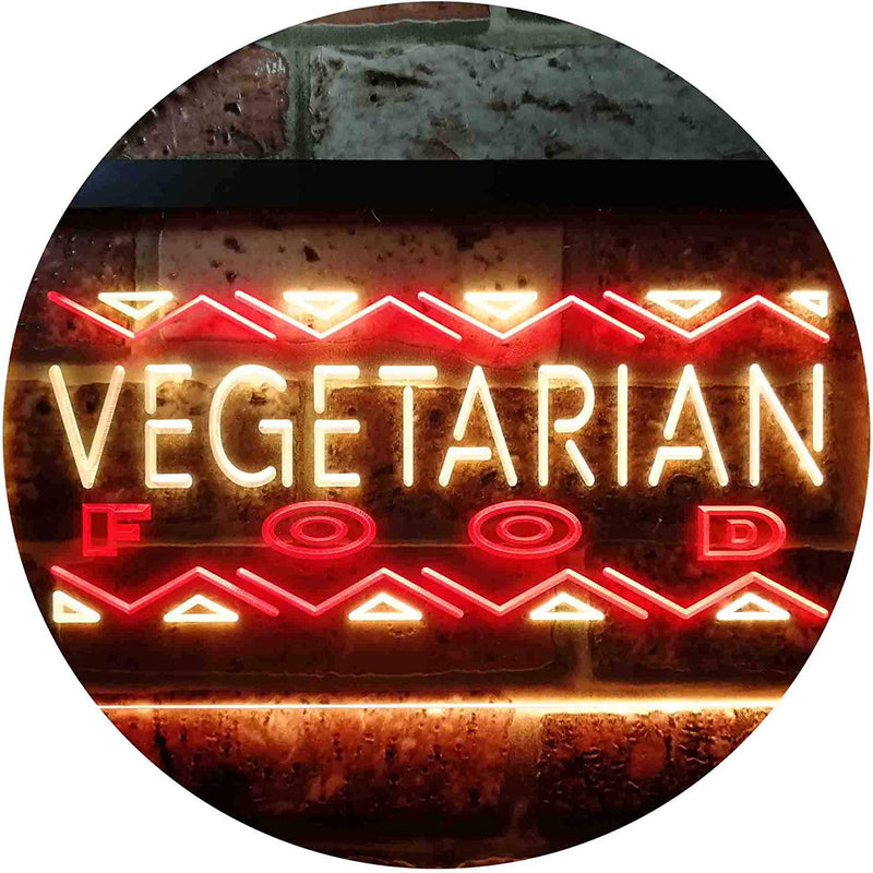 Vegetarian Food LED Light Sign - LED Gift Works