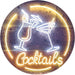 Cocktails LED Light Sign - Way Up Gifts