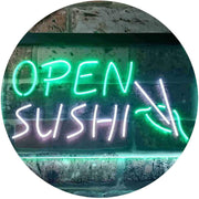 Open Sushi LED Light Sign - LED Gift Works