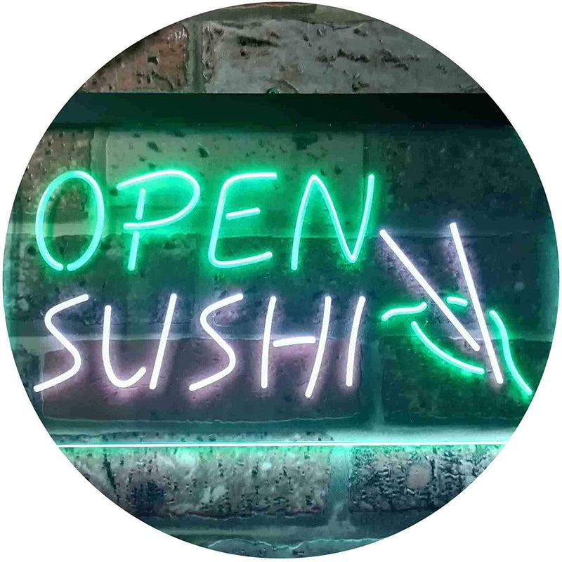 Open Sushi LED Light Sign - LED Gift Works