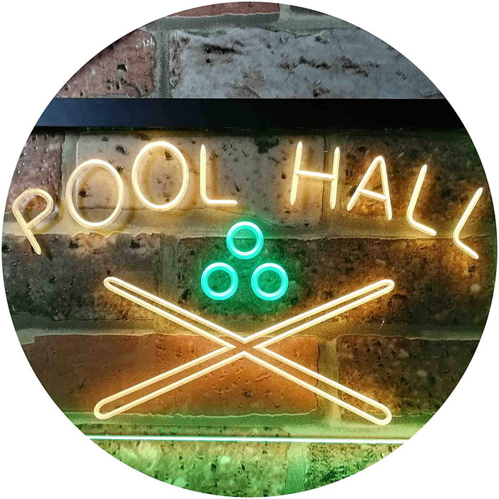 Billiards Pool Hall LED Light Sign - Way Up Gifts