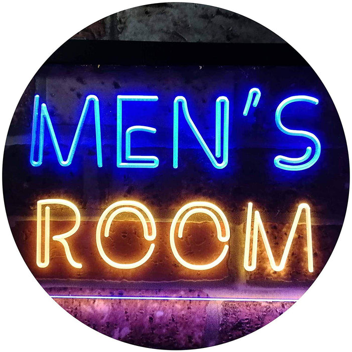 Bathroom Restroom Men's Room LED Light Sign - Way Up Gifts
