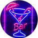 Cocktail Glass Bar LED Light Sign - Way Up Gifts