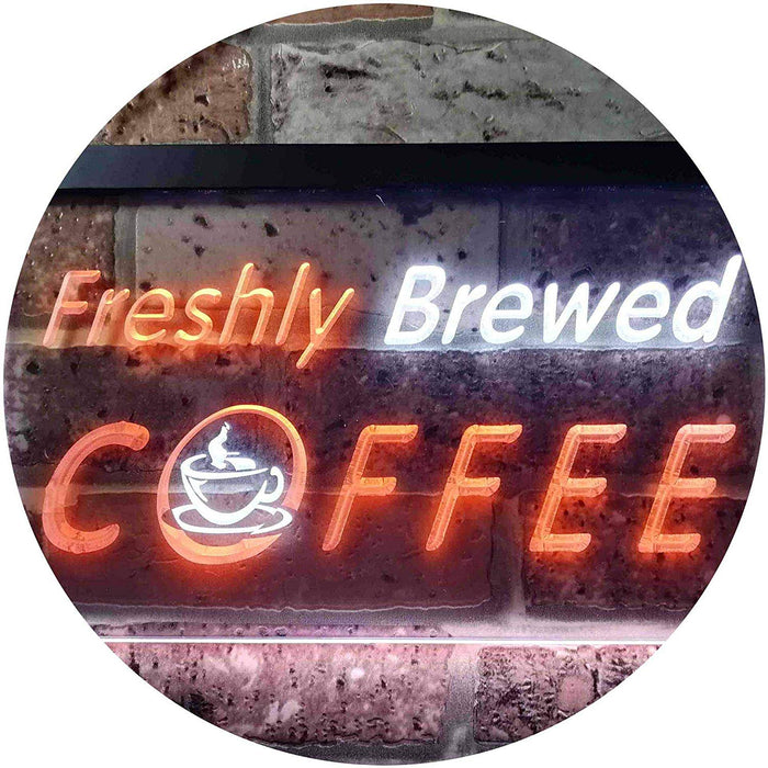 Freshly Brewed Coffee LED Light Sign - Way Up Gifts