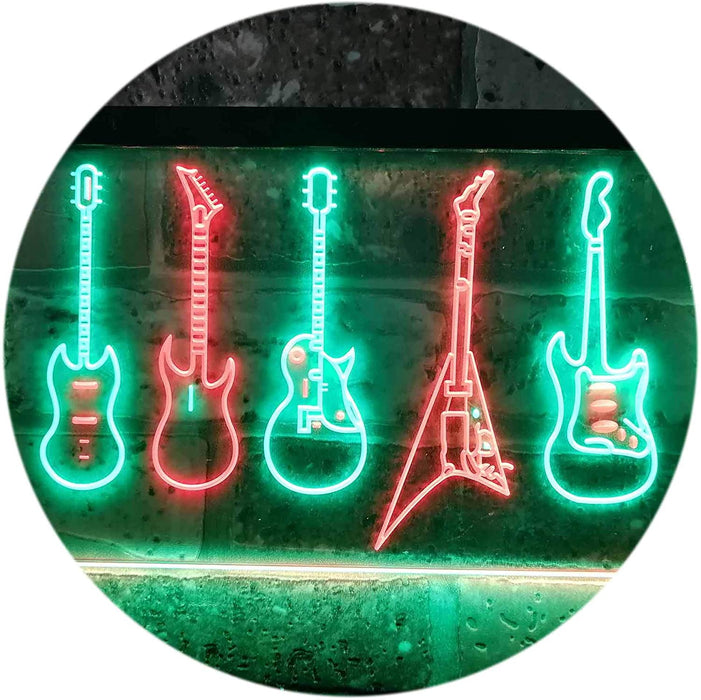 Music Guitar Set LED Light Sign - Way Up Gifts