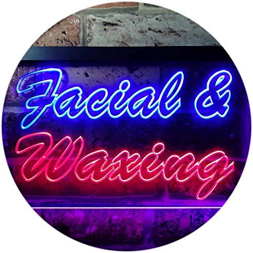 Facial Waxing LED Light Sign - Way Up Gifts