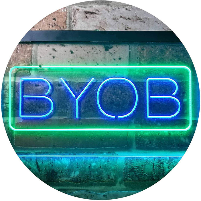 Bring Your Own Beer BYOB LED Light Sign - Way Up Gifts