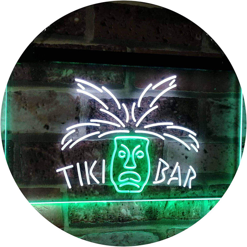 Tiki Bar Mask LED Light Sign - LED Gift Works