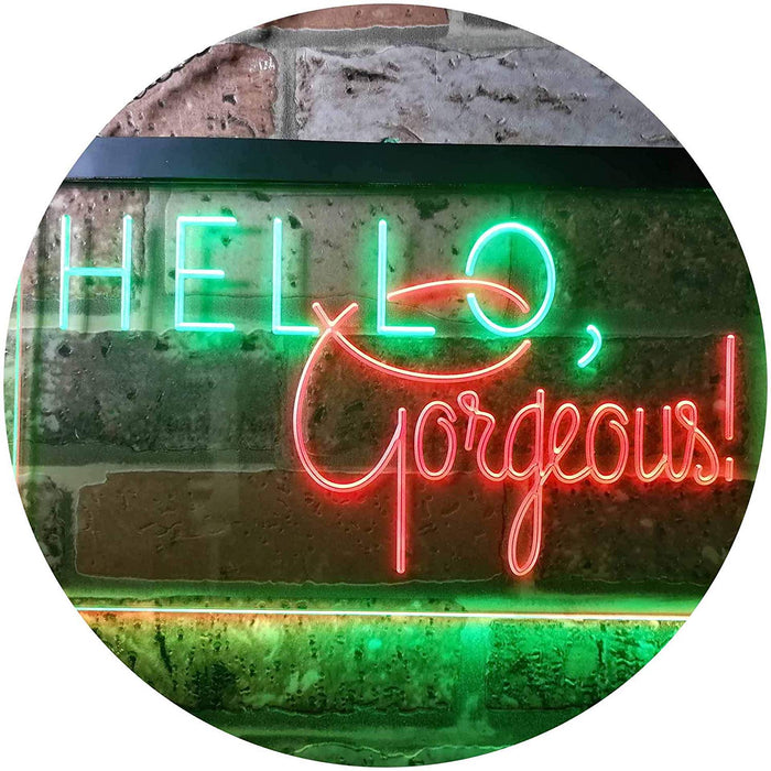 Hello Gorgeous LED Light Sign - Way Up Gifts