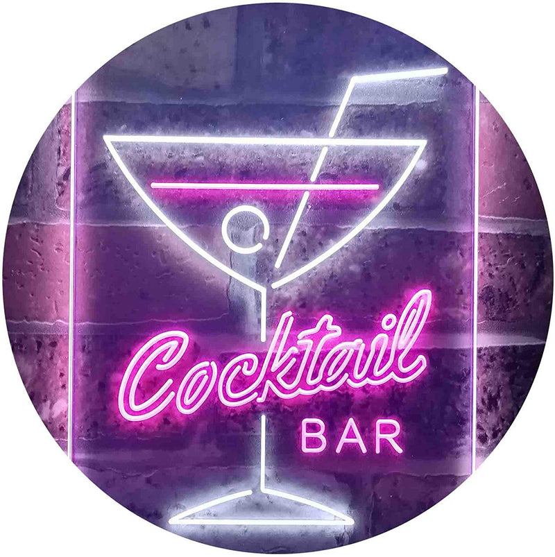 Cocktail Bar LED Light Sign - LED Gift Works