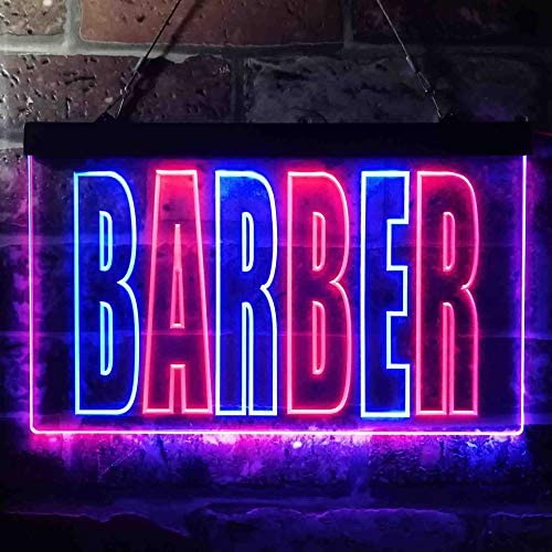 Barber LED Light Sign - LED Gift Works