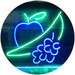 Apple Grapes Banana Grocery Fruit LED Light Sign - Way Up Gifts