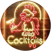Cocktails Parrot LED Light Sign - LED Gift Works