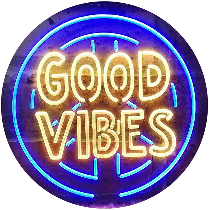 Good Vibes LED Light Sign - Way Up Gifts