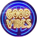 Good Vibes LED Light Sign - Way Up Gifts
