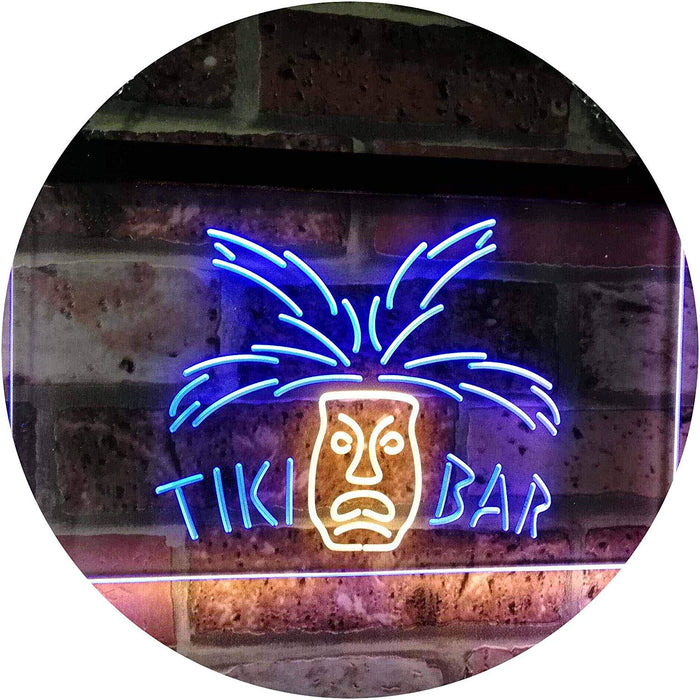 Tiki Bar Mask LED Light Sign - Way Up Gifts