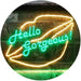 Lips Hello Gorgeous LED Light Sign - Way Up Gifts