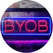 Bring Your Own Beer BYOB LED Light Sign - LED Gift Works