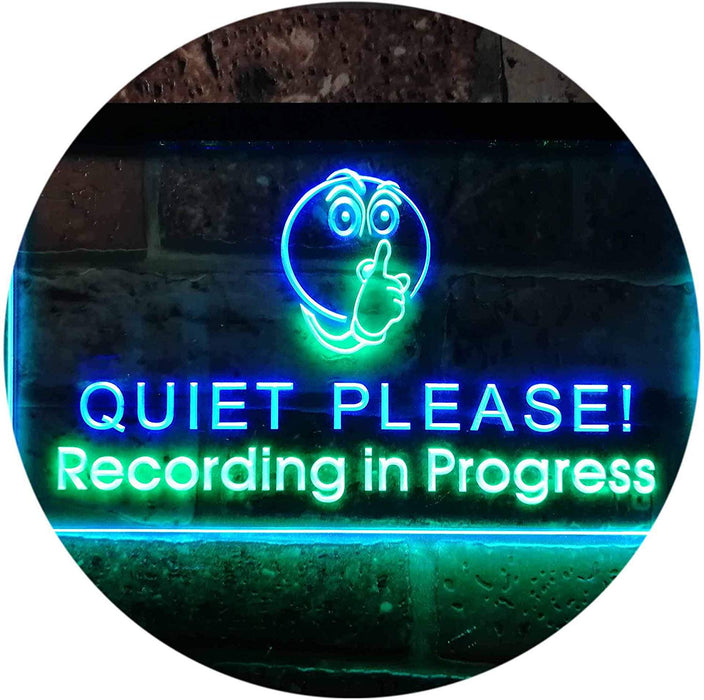 On Air Quiet Please Recording in Progress LED Light Sign - Way Up Gifts