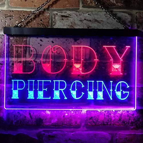 Body Piercing LED Light Sign - Way Up Gifts
