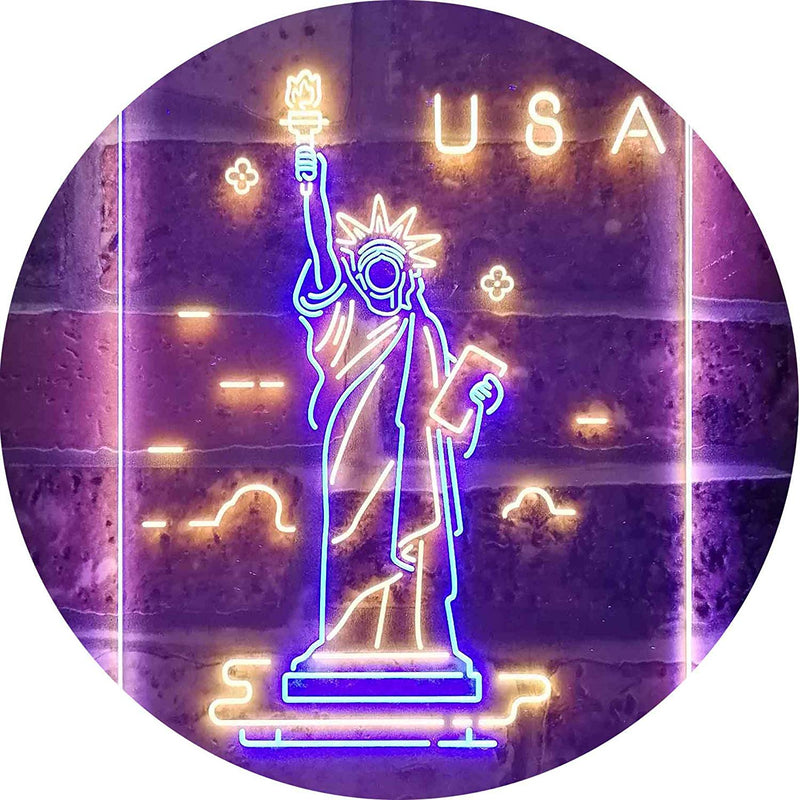 USA Statue of Liberty LED Light Sign - LED Gift Works