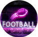 Man Cave Football LED Light Sign - Way Up Gifts