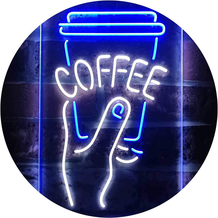 Coffee Cup To Go LED Light Sign - Way Up Gifts