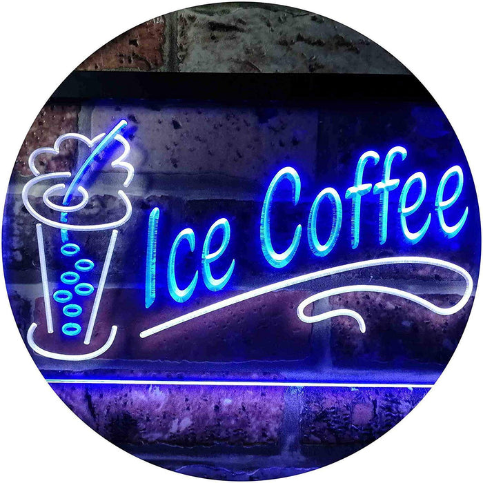 Ice Coffee LED Light Sign - Way Up Gifts