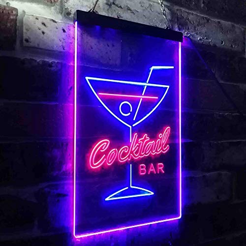 Cocktail Bar LED Light Sign - LED Gift Works