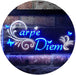 Carpe Diem Seize The Day Bedroom Quote LED Light Sign - Way Up Gifts