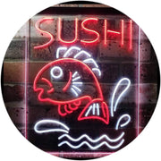 Fish Sushi LED Light Sign - LED Gift Works