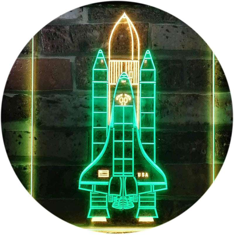 Astronaut Space Shuttle LED Light Sign - LED Gift Works