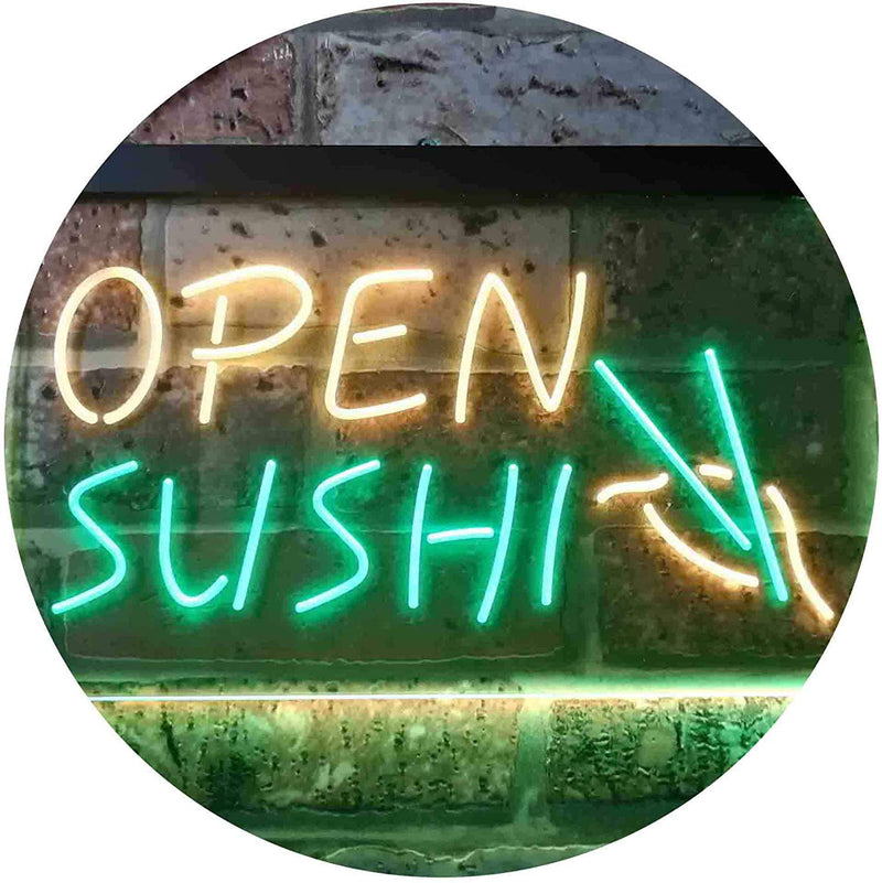 Open Sushi LED Light Sign - LED Gift Works