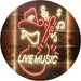 Cowboy Guitar Live Music LED Light Sign - Way Up Gifts