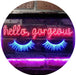 Eyelash Hello Gorgeous LED Light Sign - Way Up Gifts