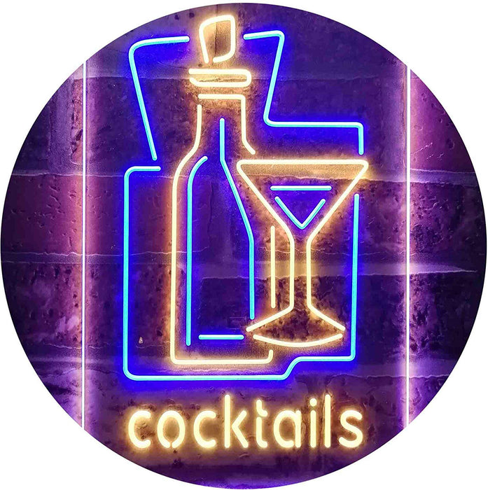 Cocktails Bar LED Light Sign - Way Up Gifts