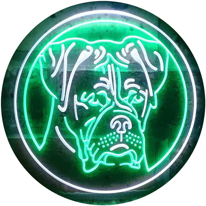 Boxer Dog Decor LED Light Sign - Way Up Gifts